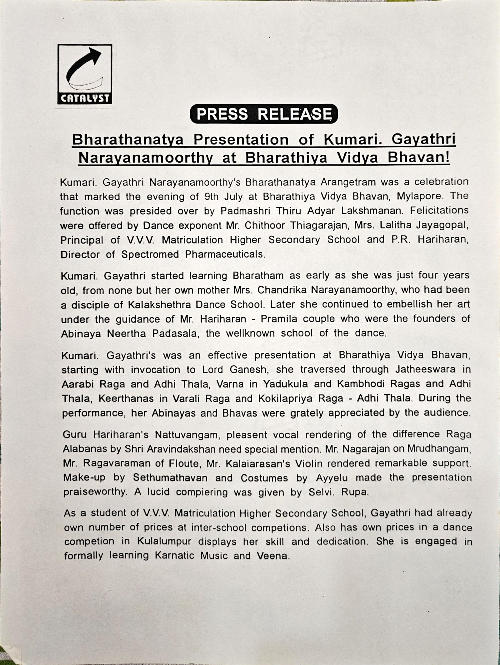 Arangetram Ceremony - Image 10